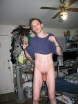 Standing nude