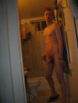 Erection before a shower