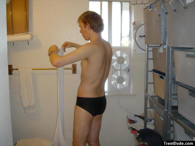 Hanging up the towel (last)