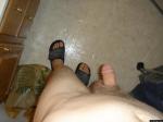 nude looking down