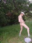 Nude outdoors (on Pandora)