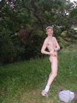 Nude outdoors (on Pandora)