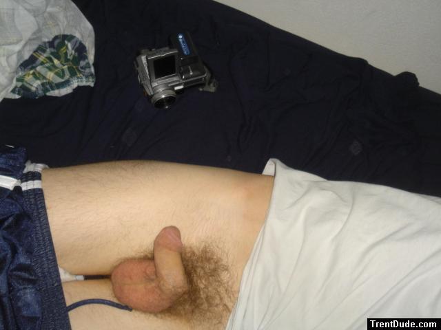 flaccid penis in bed